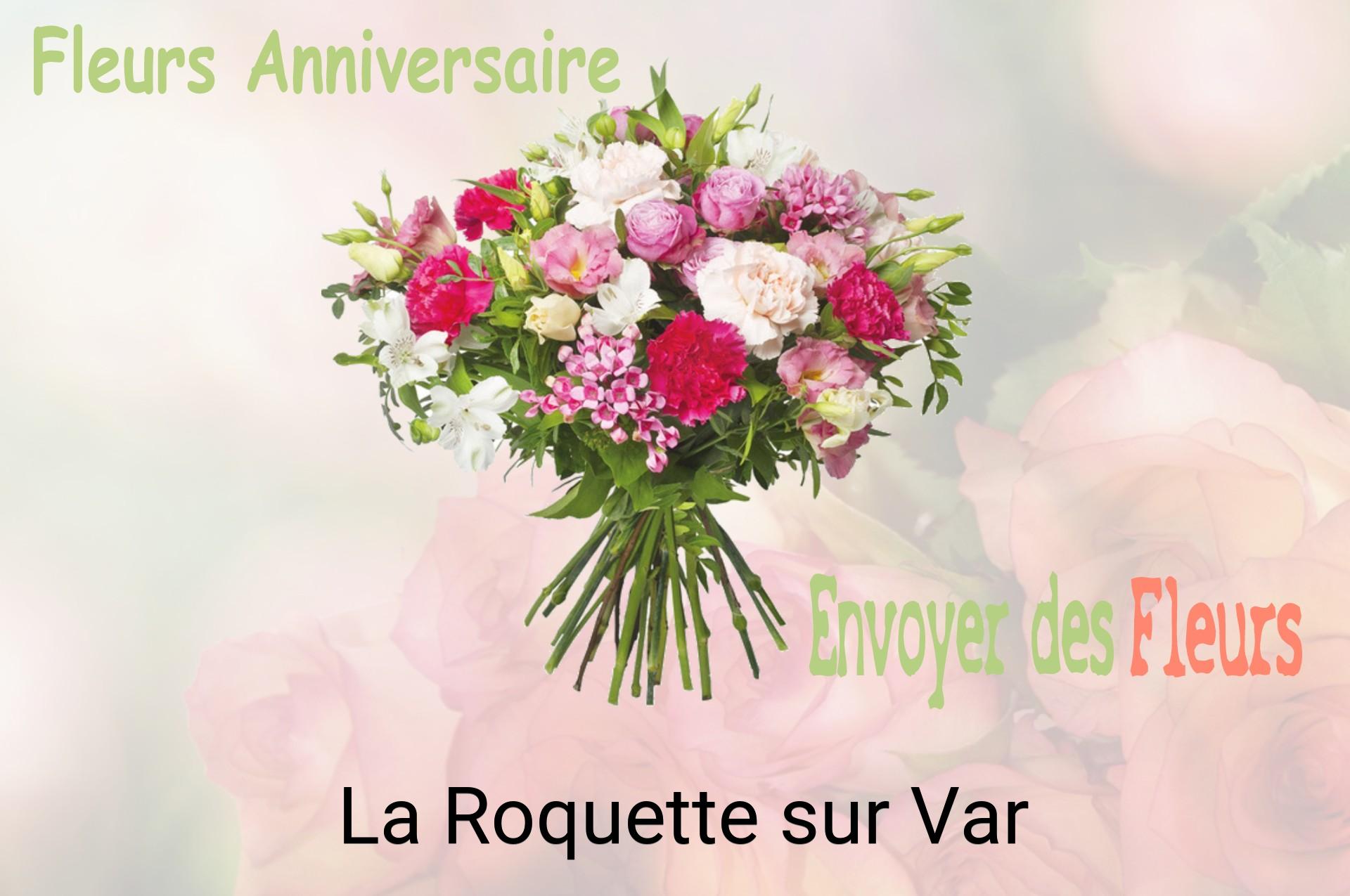 Bouquet de fleurs d’anniversaire livré à La Roquette-sur-Var