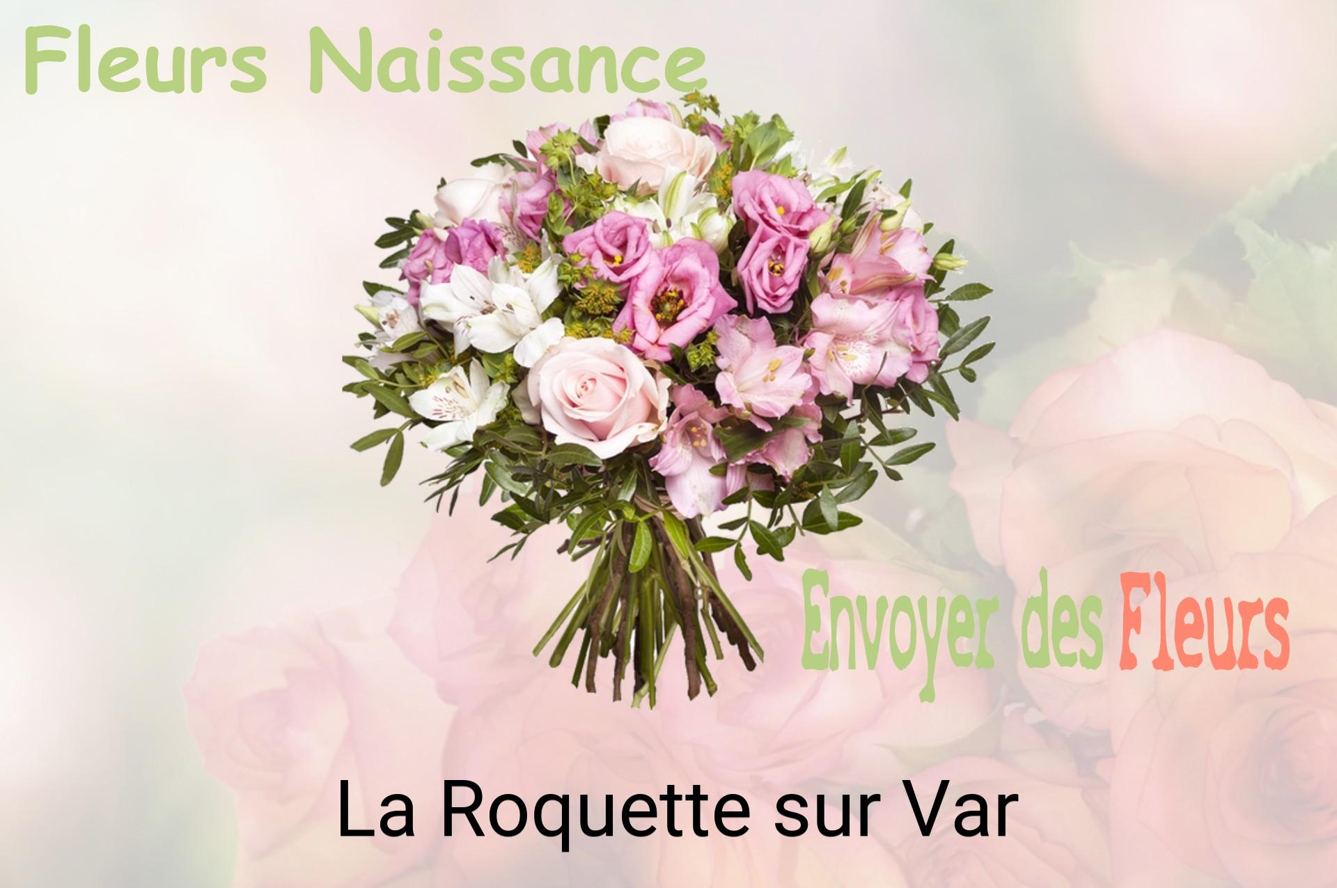 Bouquet de fleurs de naissance livré à La Roquette-sur-Var