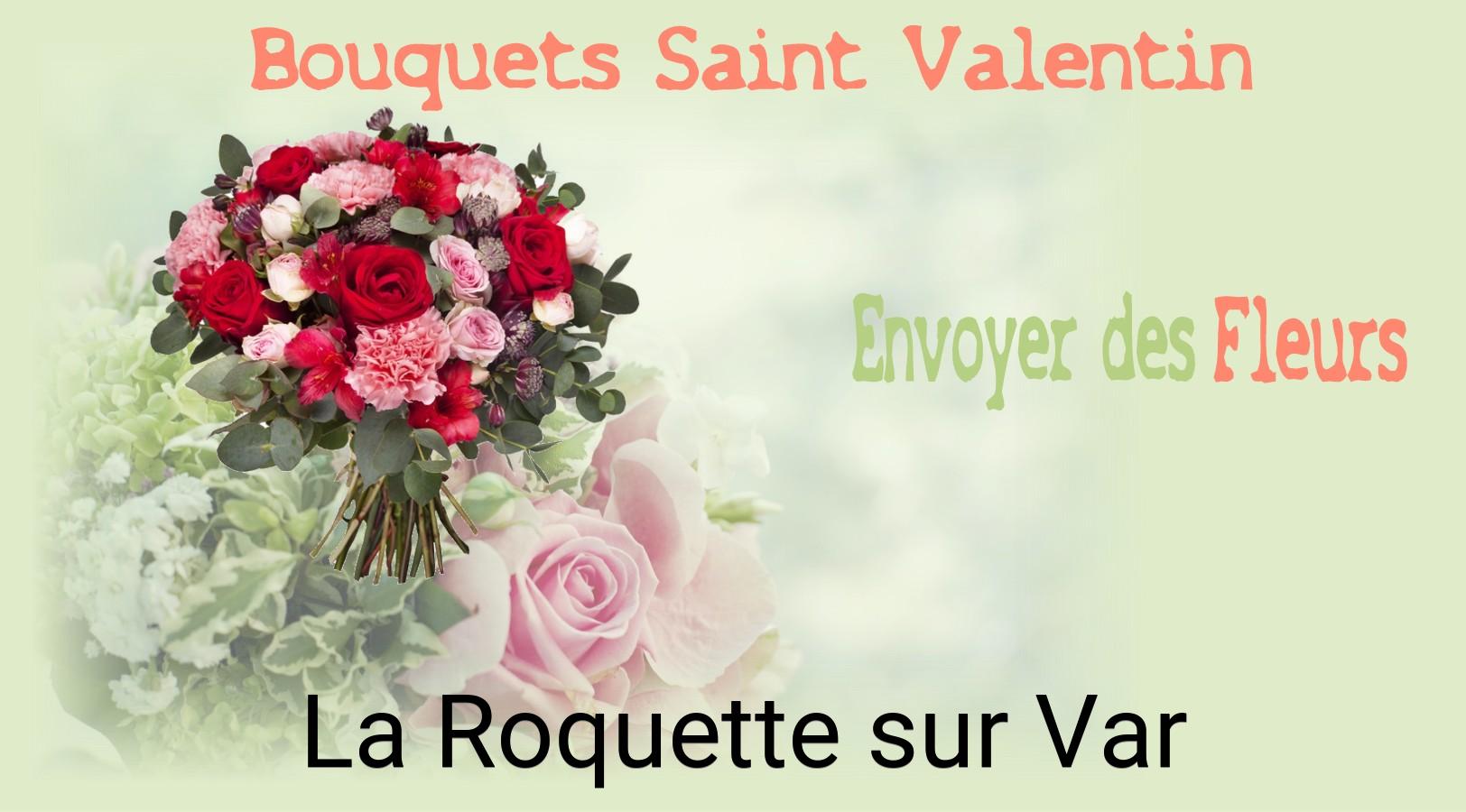 Roses de Saint-Valentin livrées à La Roquette-sur-Var